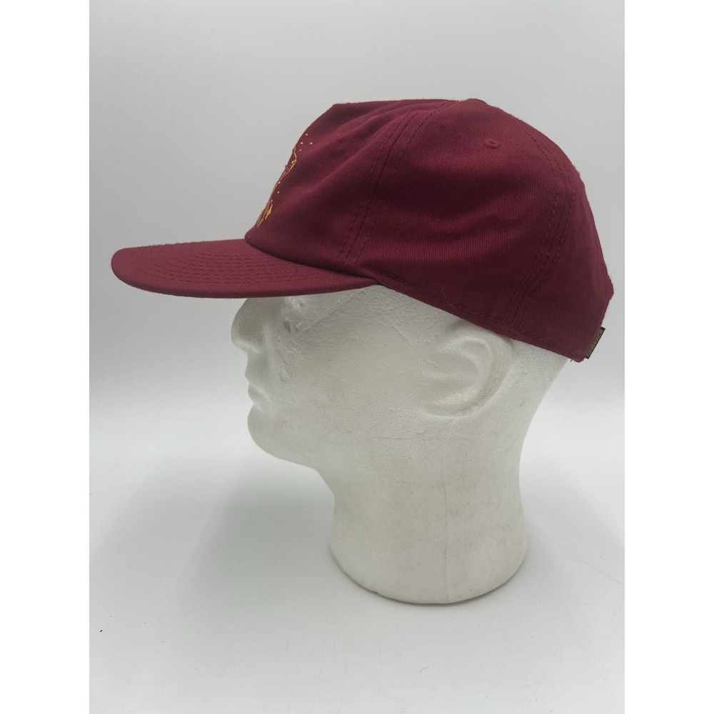Bioworld Harry Potter Gryffindor 5 Panel Cap Burgundy Lion Strapback Hat OSFM - Picture 2 of 6